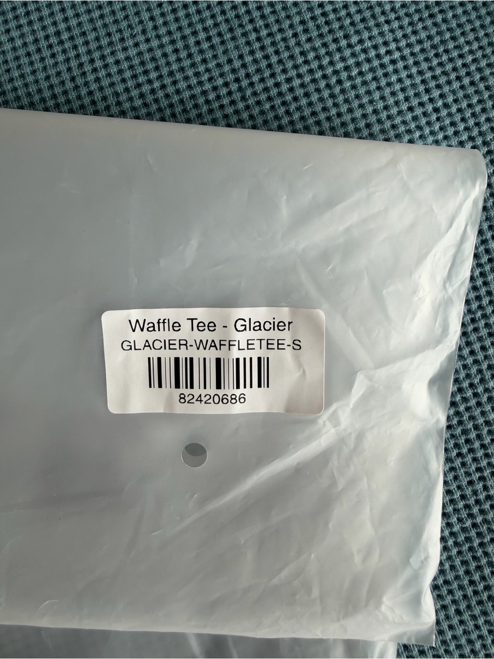PARKE Women’s Waffle T-Shirt Glacier - Picture 4 of 4